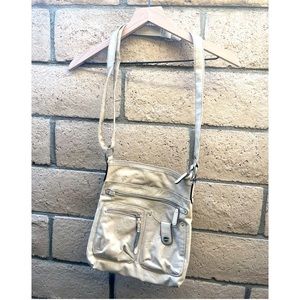 Rossetti side faux leather vanilla purse
